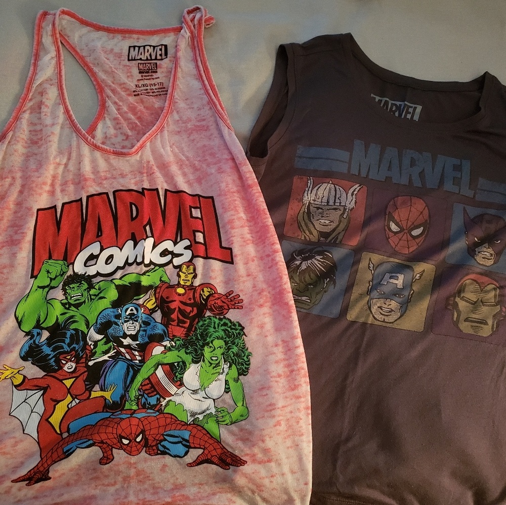 Marvel Comics Tank Tops